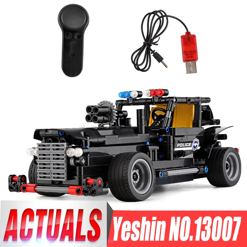 

Yeshin 13007 Remote Control Car Model Toys The SWAT Command Vehicle Set Building Blocks Bricks Assembly Kids Toys Christmas Gift