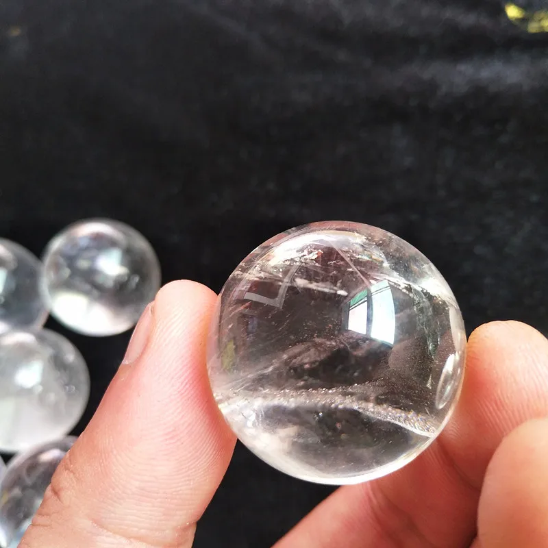 

20pcs/lot natural transparent quartz crystal ball custom crystal ball wholesale+ free shipping