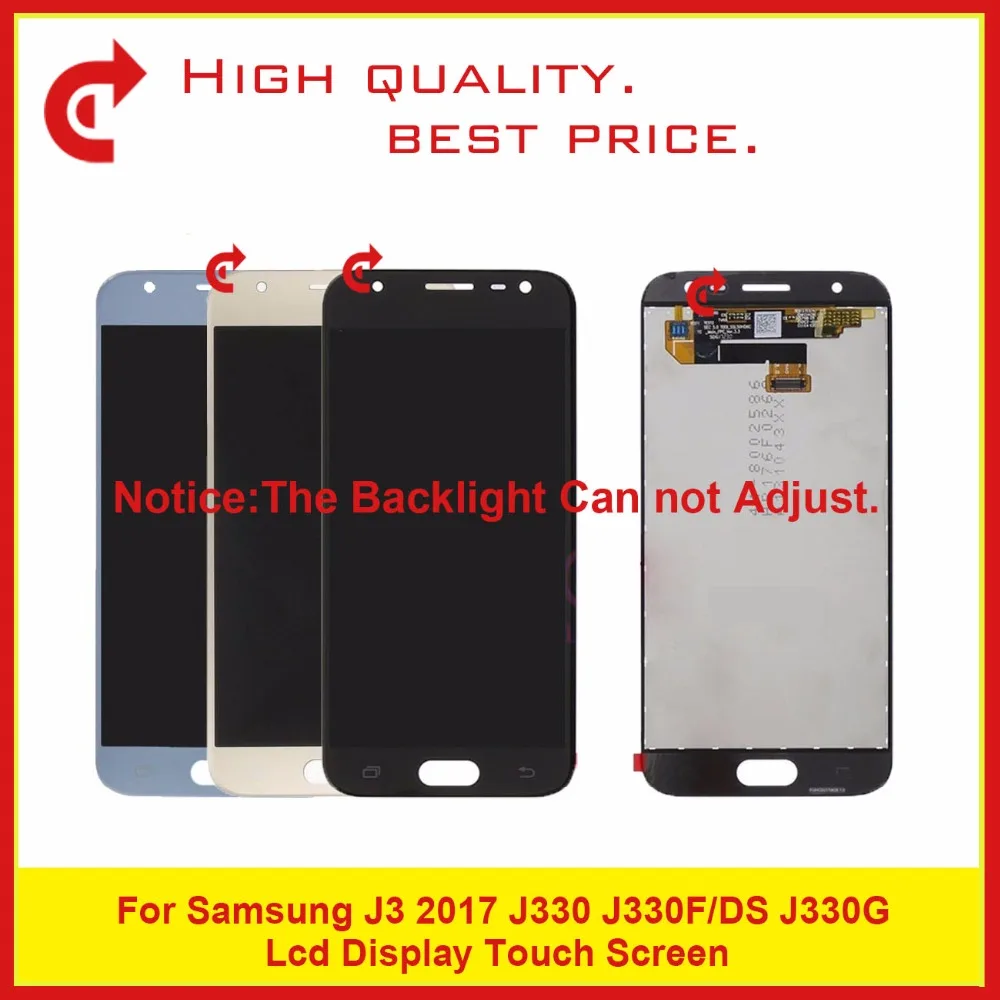 

High Qulity 5.0" For Samsung Galaxy J3 2017 J330 J330F J330G LCD Display With Touch Screen Digitizer Sensor Panel+Tracking code