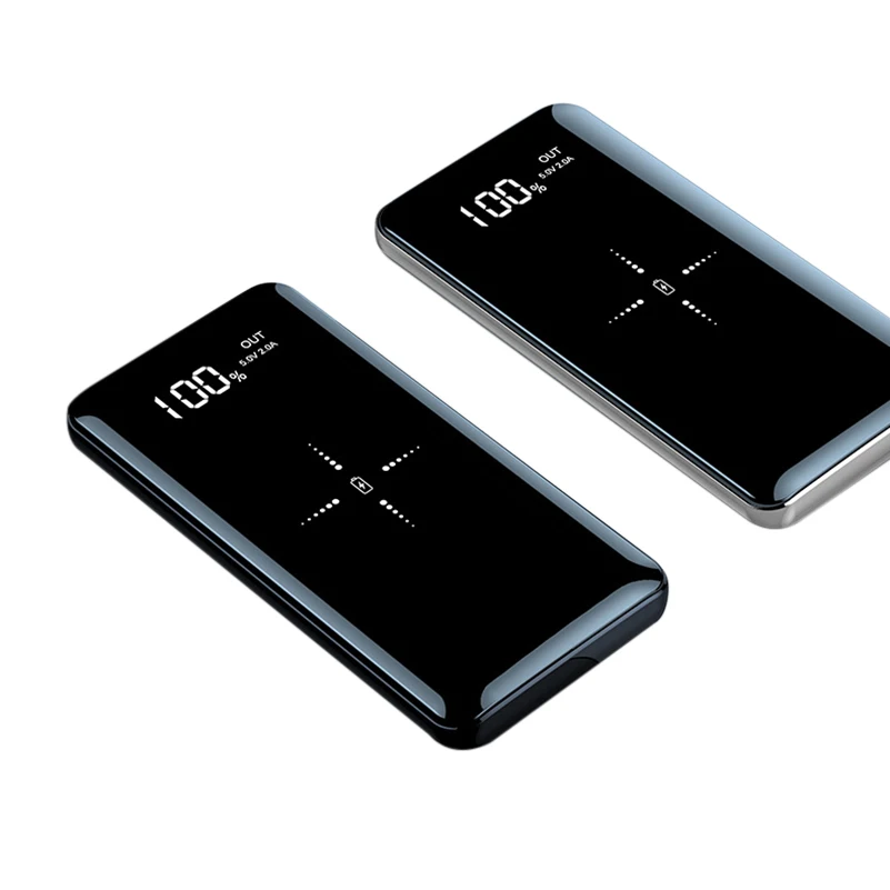 Universal 10000mAh QI Wireless Charger Power Bank For iPhone X XS Max 8 Samsung S9 External Phone Charger Wireless Charging Pad Universal 10000mAh QI Wireless Charger Power Bank For iPhone X XS Max 8 Samsung S9 External Phone Charger Wireless Charging Pad