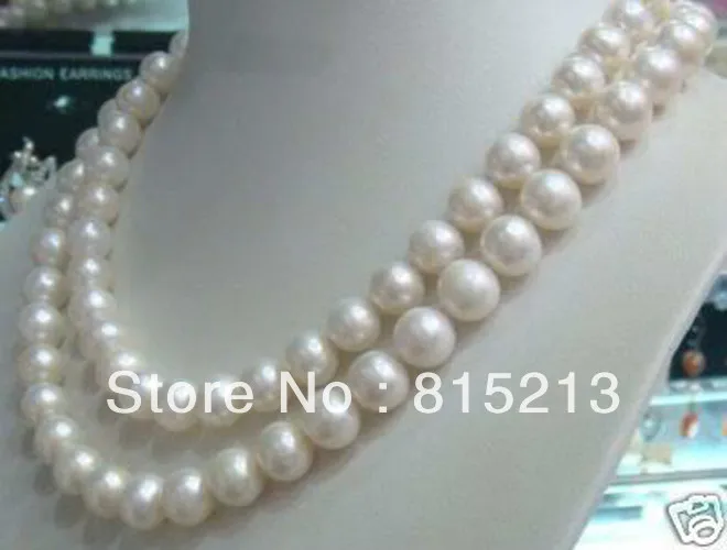 

FREE SHIPPING>>>@@ > N122 Charming 8-9mm salt water Pearl Necklace 32