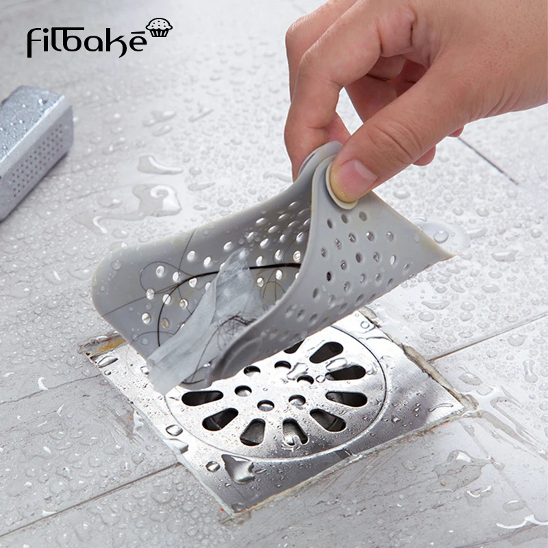 

FILBAKE One-piece Five-pointed Star Shape Rubber Filter Kitchen Pool Bathtub Sewer Anti-blocking Anti-plug Floor Drain Tools