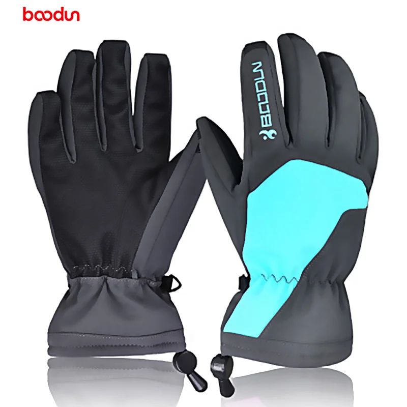 Men Winter Warm Camouflage Gloves Windproof Snowboard Outdoor Cycling Ski Gloves