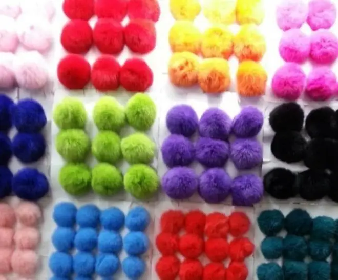 8 см Высокое качество кролика волосы мяч ручной работы Мех животных аксессуар милые пояса из натуральной кожи кролик меховой шарик плюшевый для автомобиля кольц