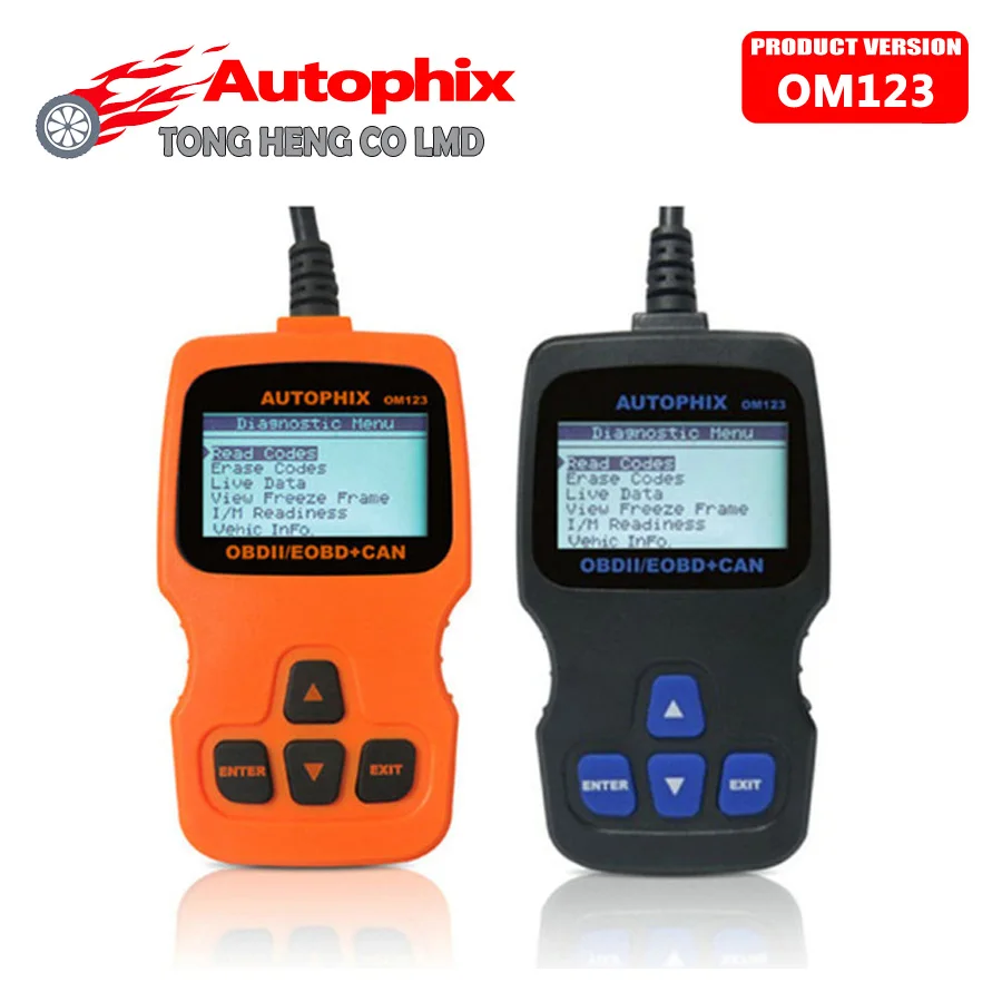 imágenes para 100% Original Autophix OM123 OBD2 EOBD CAN Analizador Del Motor de mano Lector de Código Auto Scan Tool Scanner Automotriz imágenes para 100% Original Autophix OM123 OBD2 EOBD CAN Analizador Del Motor de mano Lector de Código Auto Scan Tool Scanner Automotriz