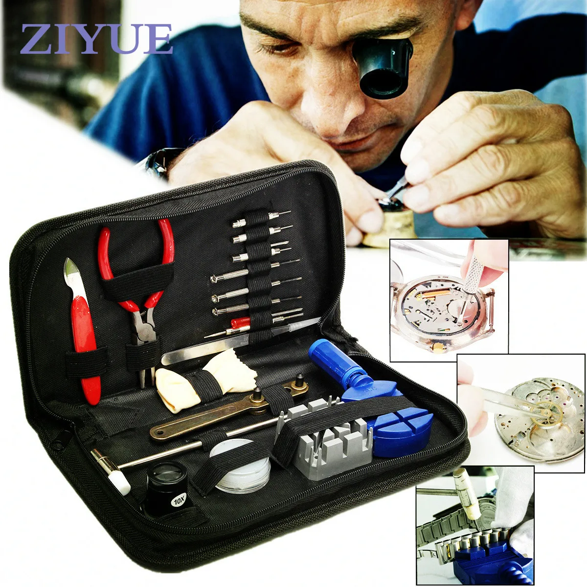 Free Shipping Strap Removal Tool 19pcs Set Repair Tools 19pcs Set