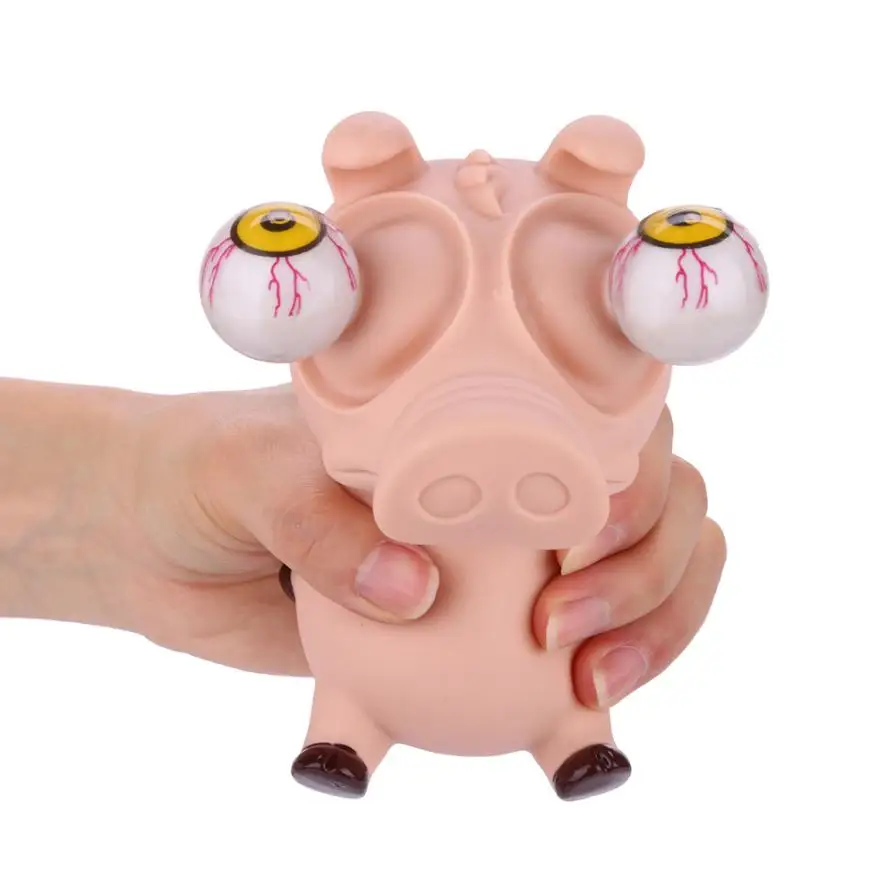 Jumbo Squishy Pop Out снятие стресса Милая свинья Squish Vent подарок медленно растет Сжимаемый