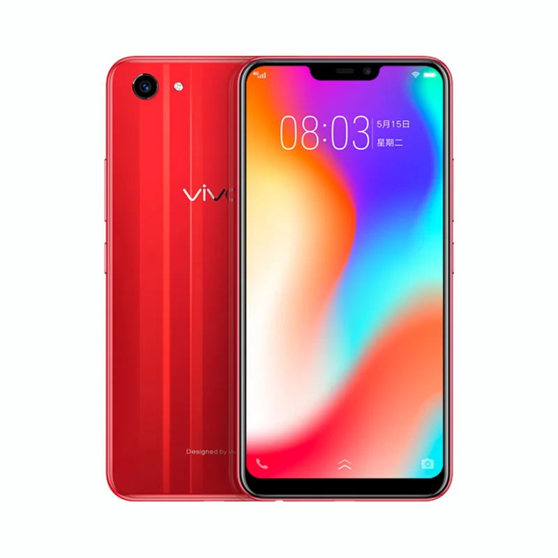 Vivo авторизованный мобильный телефон VIVO Y83 4G LTE Android 8,1 Helio P22 Octa Core 4G+ 64G 6,2" 13MP Cam Face Wake смартфон - Цвет: Красный