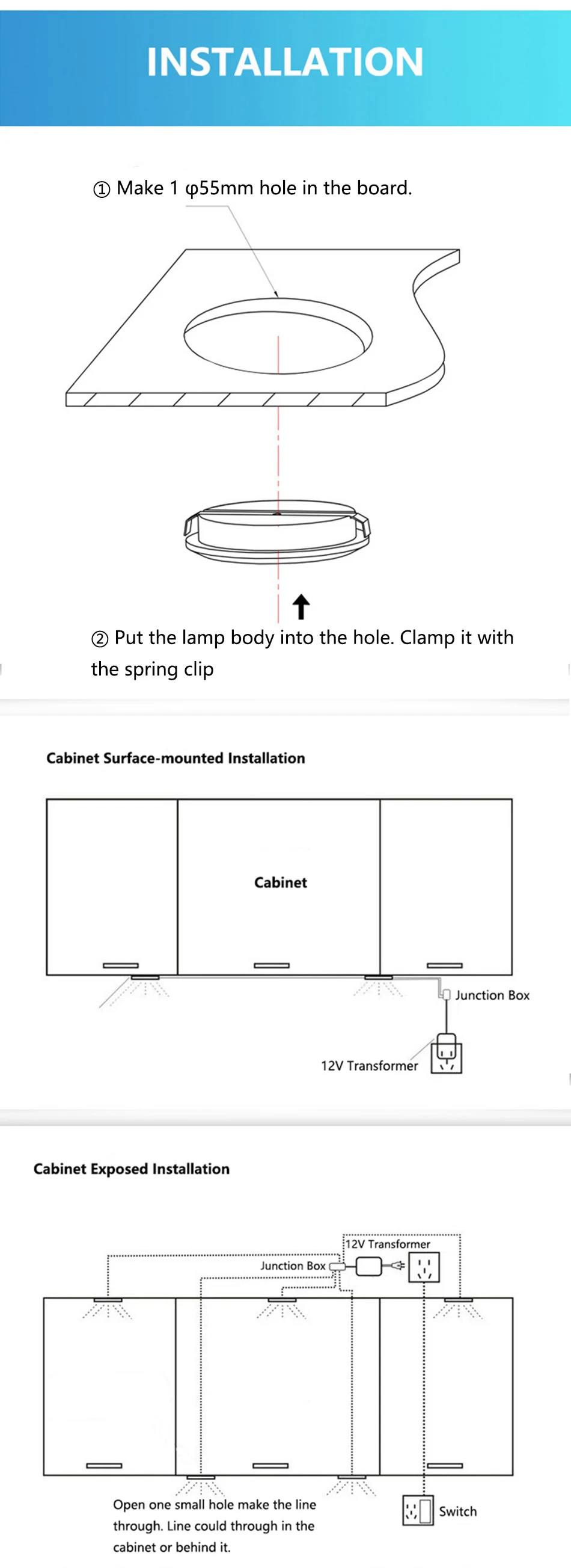 3W under cabinet lamp6