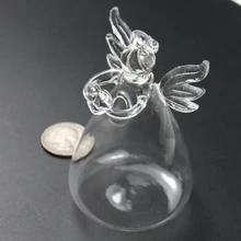 Прозрачная стеклянная подвесная ваза с ангелом желаний, бутылка, Террариум, гидропонная ваза для свадьбы, украшения дома, аксессуары