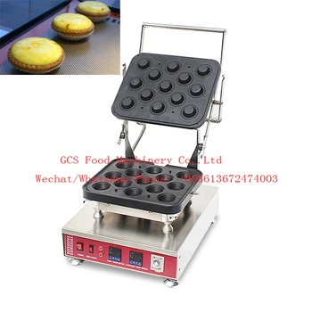 

Free shipping Commercial 13 holes Egg Tart Machine Tartlet Shell Maker Egg waffle cone maker waffle bowl maker