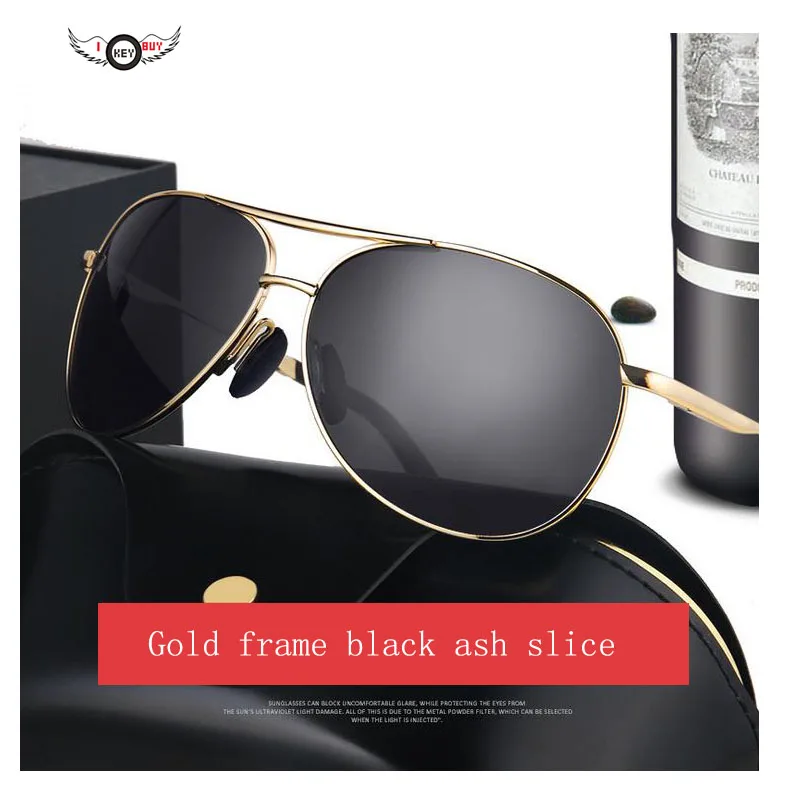Gold frame black ash slice