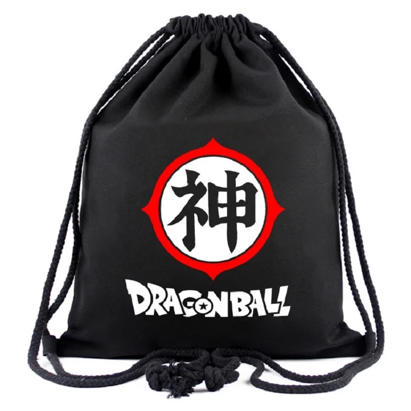Dragon Ball сумка мешок с кулисой дети аниме-рюкзаки для кемпинга Пешие прогулки Велоспорт большой емкости открытый тренировочный мешок