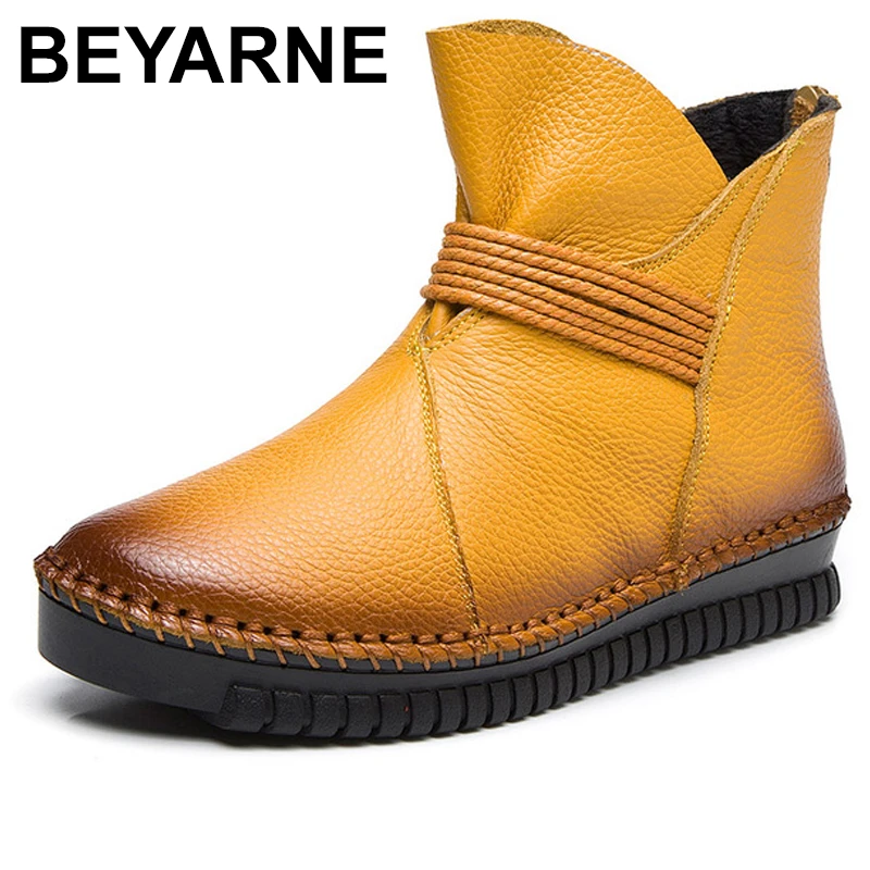 vintage genuine leather lace up boots