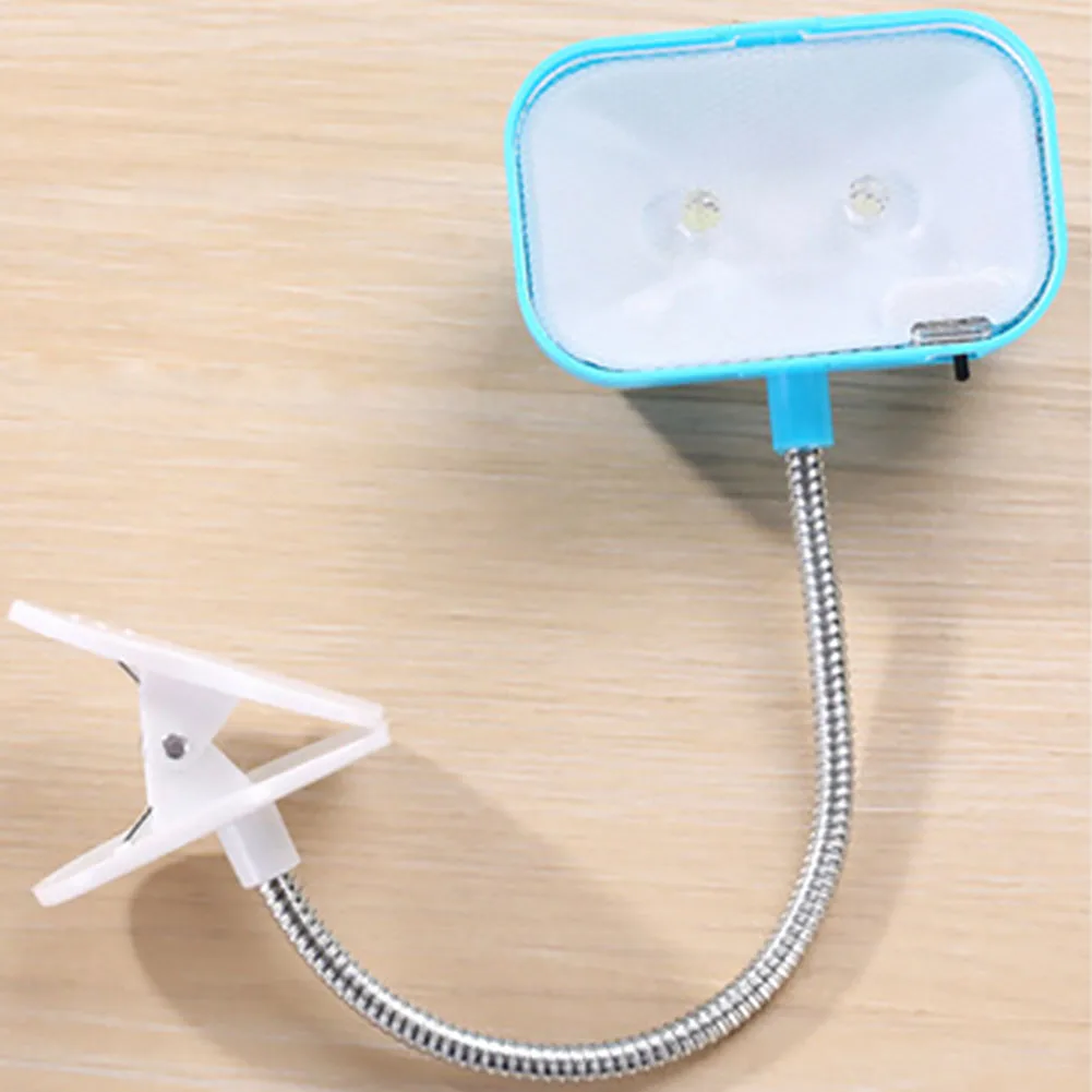 

Night Reading Decorative Book Light Eye Protection LED Lamp Table Super Bright Desk Clip On Accessories Retro Square Home