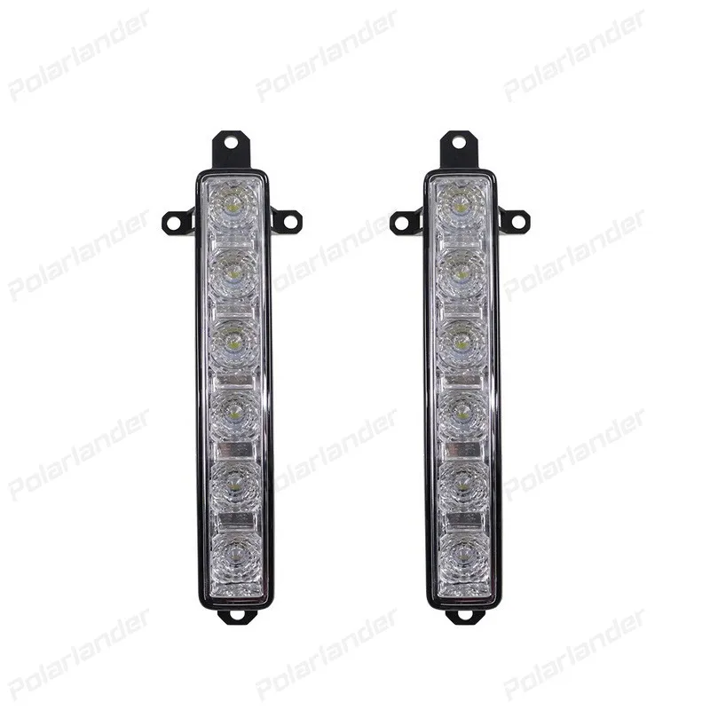 1 pair 12V 6000k fog lamp car styling LED DRL Daytime running light for C/itroen C3-XR 2015-2016