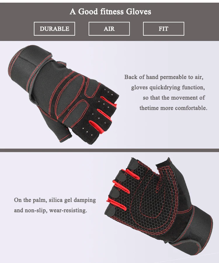 Перчатки для кроссфита, тренажерного зала, бодибилдинга, тренировок, спорта, фитнеса, тяжелой атлетики, Перчатки для фитнеса, тренировок, запястья для мужчин и женщин