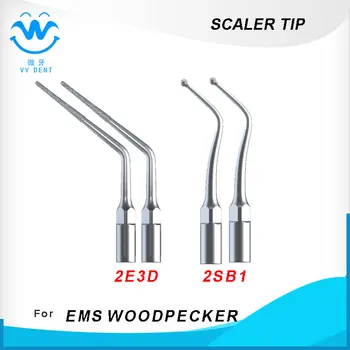 

4pcs/lot dental scaler tip and cavity prepartion tip E3D SB1 For WOODPECKER EMS Ultrasound Dental Scaler