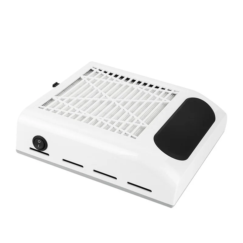 Online 80W nuevo potente colector de polvo de uñas ventilador de arte salón de succión de polvo máquina aspiradora ventilador