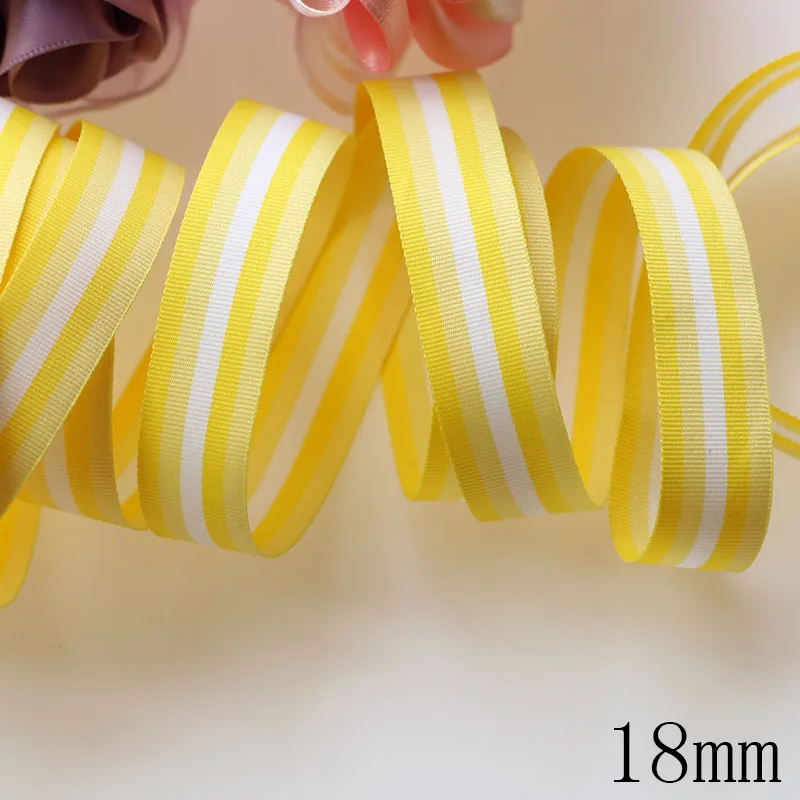 (10 ярдов/партия) 1 ''(18 мм) черная и белая grosgrain лента напечатанная Подарочная