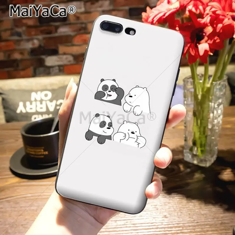 MaiYaCa For We Bare Bears On Sale Luxury Cool Phone Accessories Case for Apple iPhone 8 7 6 6S Plus X 5 5S SE 5C Cellphones MaiYaCa For We Bare Bears On Sale Luxury Cool Phone Accessories Case for Apple iPhone 8 7 6 6S Plus X 5 5S SE 5C Cellphones
