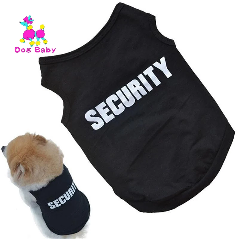 Dogbaby Newly Design SECURITY Dog Vest Summer Pets Dogs Cotton Clothes