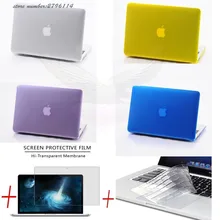3 в 1 для Mac Book Air 1" Pro 13/15" retina 12 защитный чехол для Macbook Air 13 Touch bar 2012 2013