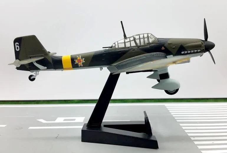 1: 72 Трубач Второй мировой войны Ju Junkers 87 Stuka модель бомбардировщика статическая Коллекция Модель 36389