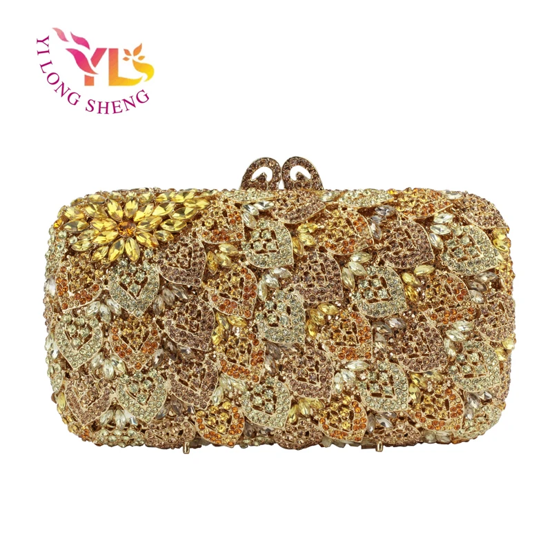 Vintage Style Evening Bags 2017 Rhinestone Crystal Luxury Evening Bag Bridal Prom Event Evening