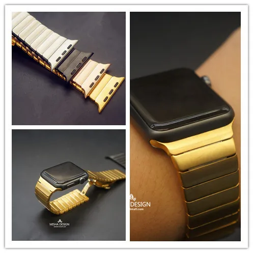 Silver, Black, Gold, Rose Gold 316L Link Bracelet For