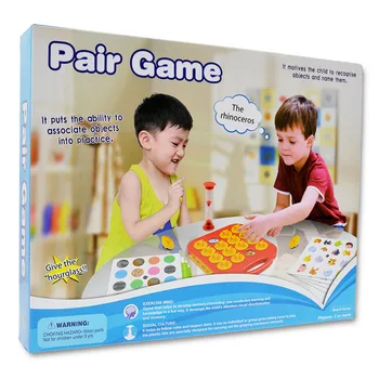 

Children Memory Training Matching Game Pair Early Education Interactive toy Parent child link up chess Toys