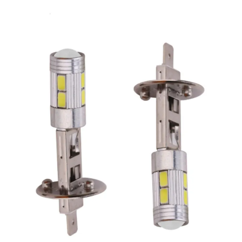 1 шт. H1 H3 светодиодные противотуманные фары 10smd DRL Автомобильные 5630 5730 дневные