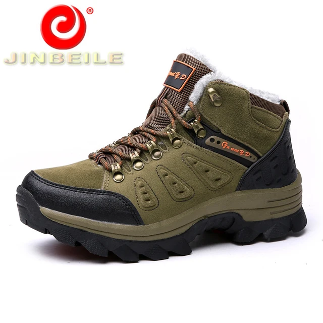 JINBEILE Professional Winter Unisex Hiking Shoes Men & Women Cool Hard Wearing Outdoor Sneakers Comfortable Sport Shoes 36-48
