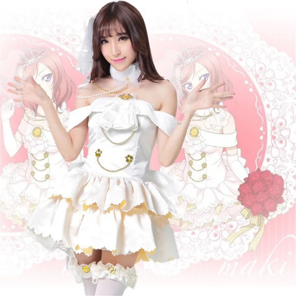 

New Japanese Anime Love Live! Cosplay Costumes Flower Bouquet Arousa Kousaka Honoka Minami Kotori Ayase Eli Cosplay Costume