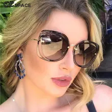 Женские Полые солнечные очки кошачий глаз, мужские модные квадратные очки UV400, винтажные очки Oculos 47618