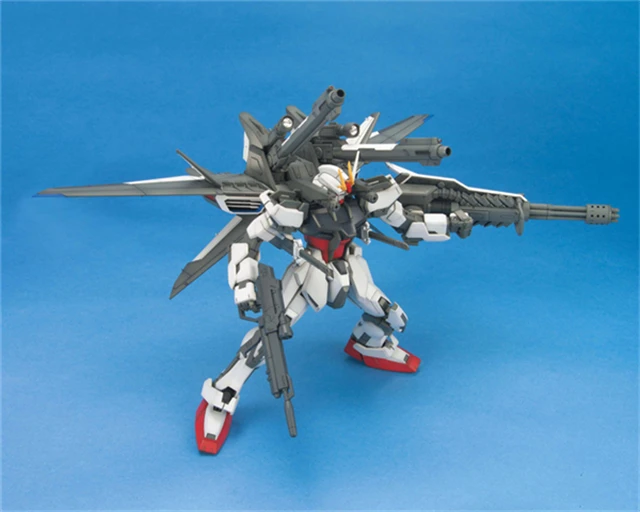 Bandai Gundam 1/100 MG STRIKE GUNDAM IWSP мобильный костюм Сборная модель наборы фигурки Детские игрушки