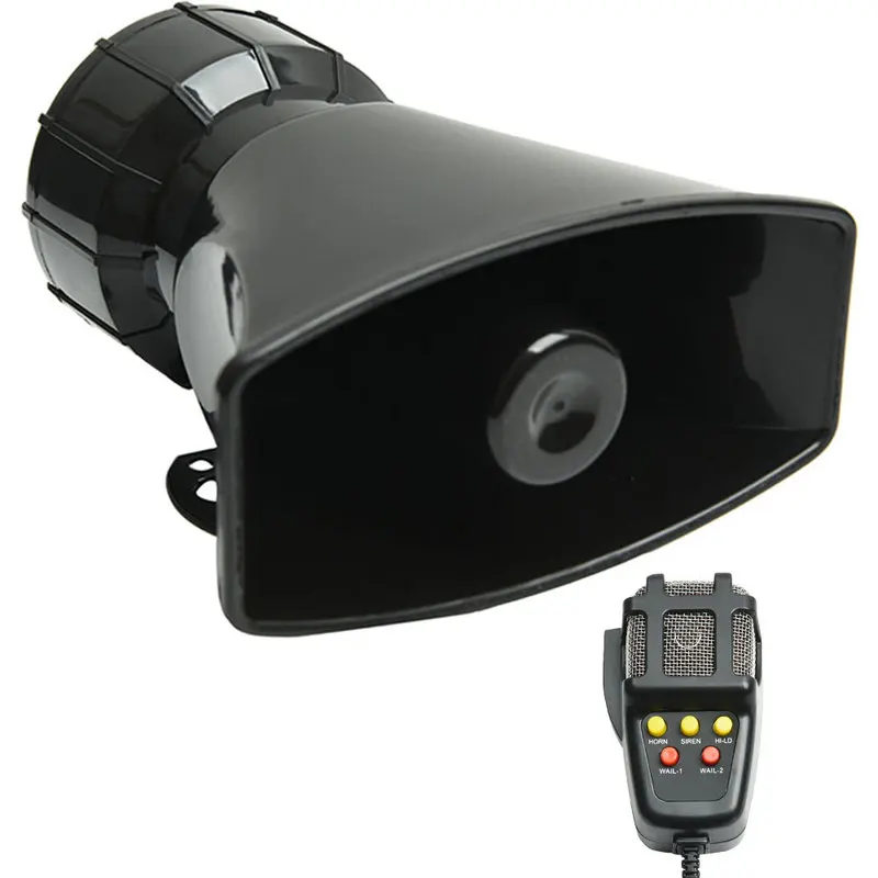 130DB 5 Sound Car Vehicle Tone Loud Horn Siren Police Firemen Ambulance