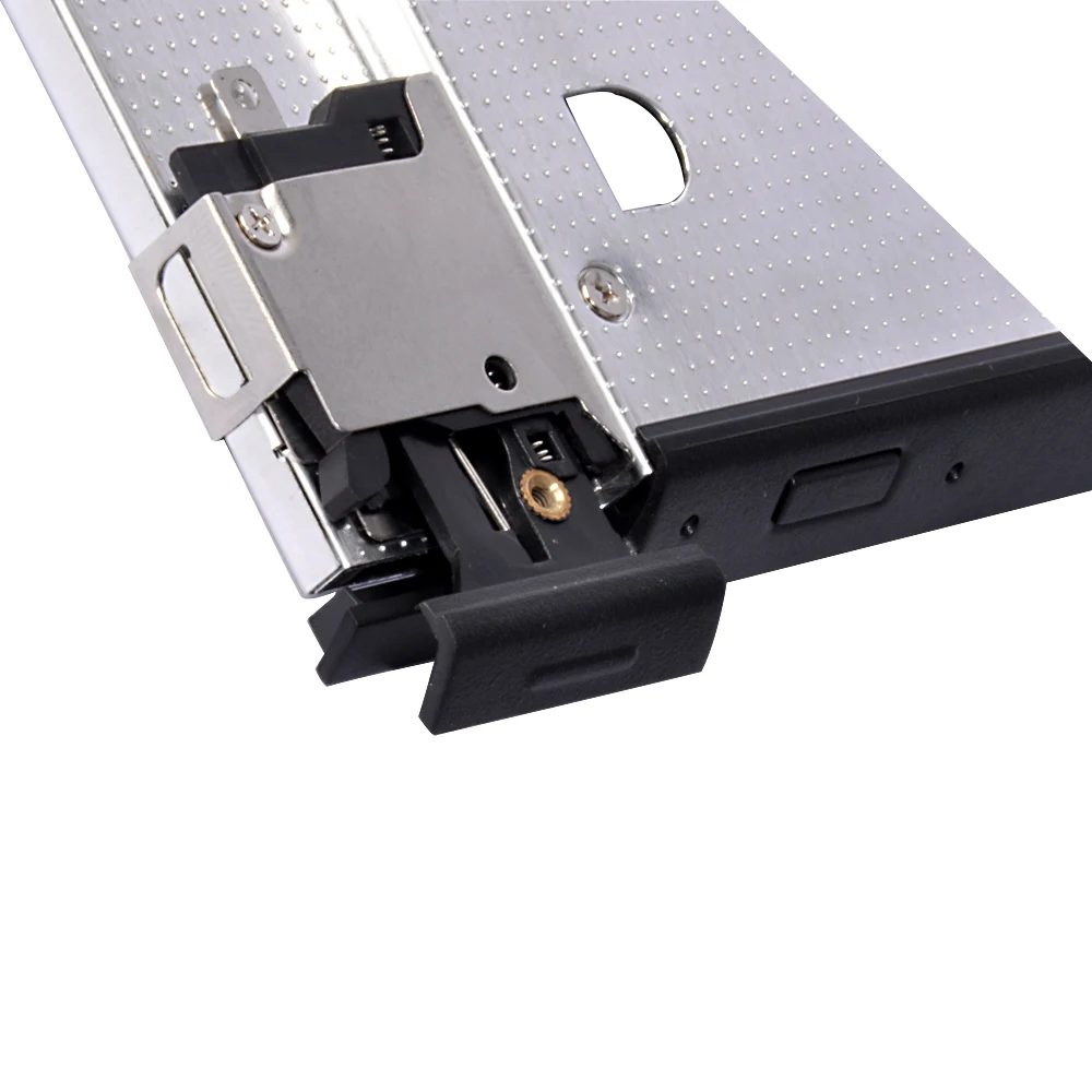 Sunvalley 2nd HDD Caddy 9.5mm SATA To SATA Aluminum SSD Drive Case DVD CD-ROM Case For Dell E6440 L