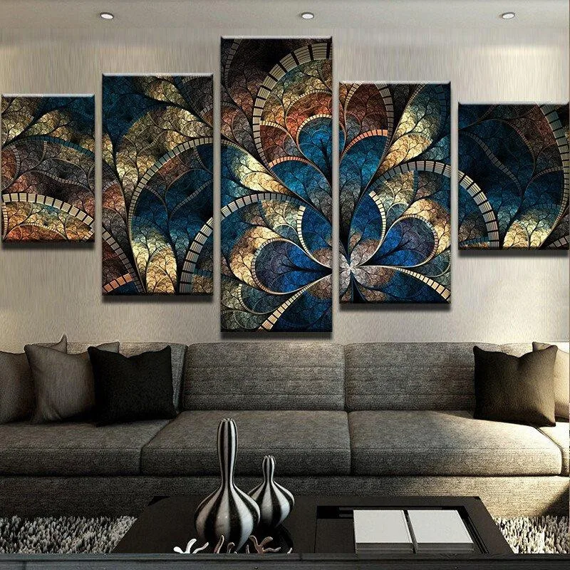 living-room-canvas-wall-art-5-piece-fantasy-flowers-canvas-wall-art-paintings-for-sale-it-make-of-living-room-canvas-wall-art