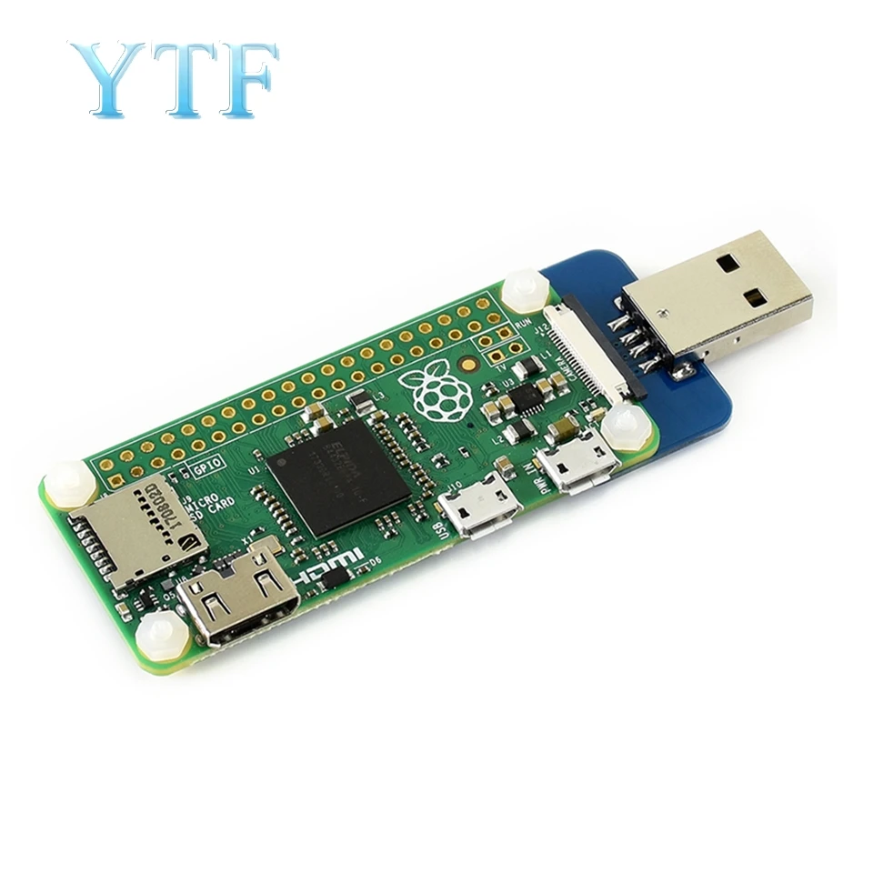 

Raspberry Pi Zero W Micro USB to type A USB adapter board Expansion board USB power supply