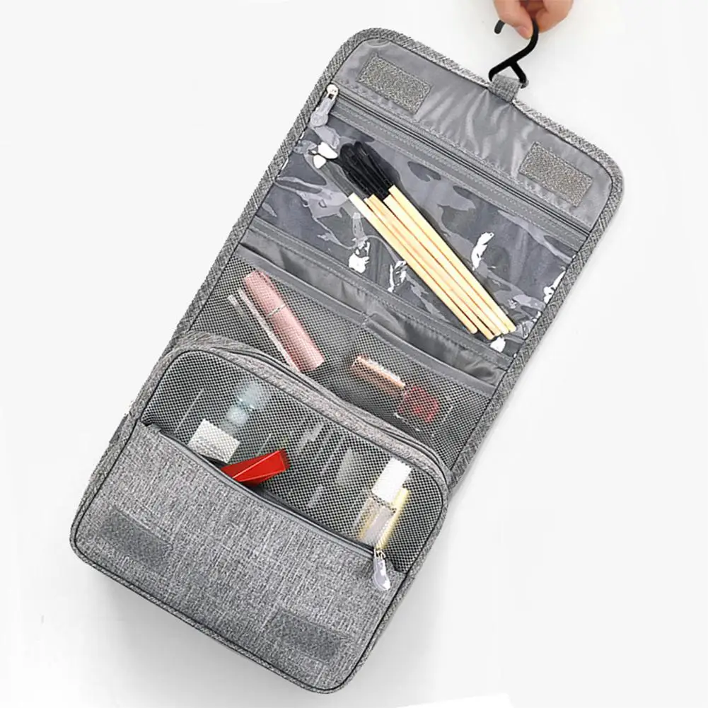 TPFOCUS Travel Storage Container Foldable Waterproof Makeup Bag with Hook