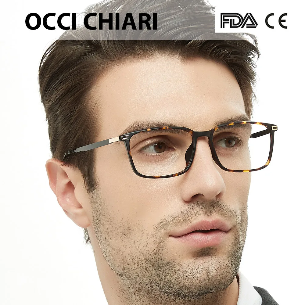 Оправа для очков, прозрачные линзы, оптические очки, черная оправа для очков для мужчин, ультралегкий, OC2001