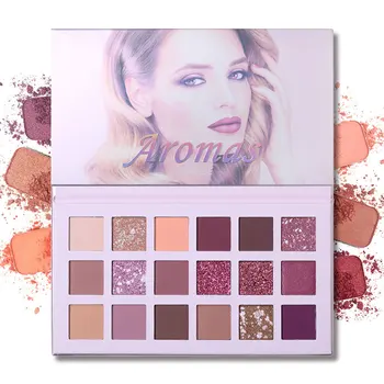 

18 Color Beauty Glazed Eyeshadow Palette Long Lasting Rose Makeup Eyesgadow Palette Pigment Waterproof Beauty For Woman Cosmetic