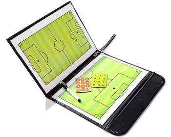 

High quality!Professional Football/Basketball Coaching Board Double-sided Coaches Clipboard Dry Erase w/marker Tactical Board