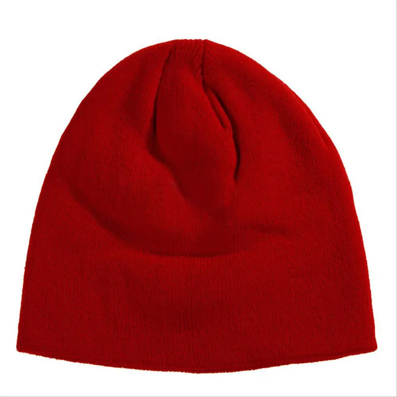 

Winter Casual Cotton Knit Hats For Women Men Baggy Beanie Hat Crochet Slouchy Oversized Cap Warm Skullies Toucas Gorros W1