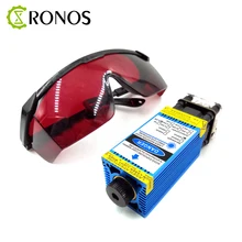 2,5 Вт/Вт нм 33 мм Фокусировочный синий лазерный модуль для лазерной гравировки и резки ttl/PWM управления лазерной трубкой Диод+ очки