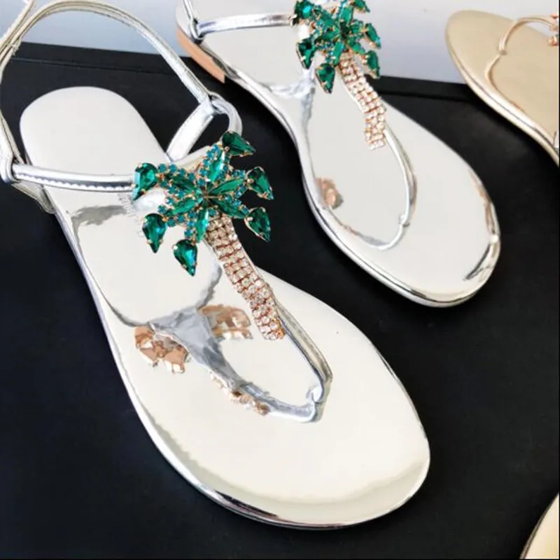 palm tree flip flops