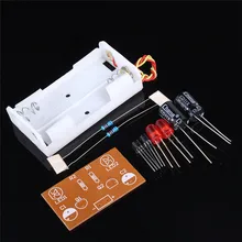 DIY флэш-схема мультивибратора светодиод мигает цепи Люкс электронный производства преподавание учебного Запчасти IC Запчасти