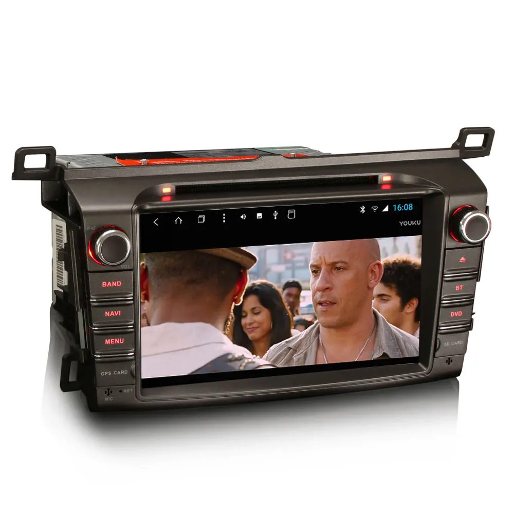 Sale Erisin ES2934R 8" Car Multimedia Player Auto Radio Android 9.0 DAB+ DVR OBD GPS for TOYOTA RAV4 (2013-2015) 4