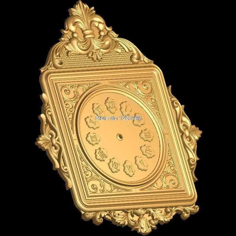 

3D model relief figure STL file format 3D Model for CNC Clock_11 Clock design